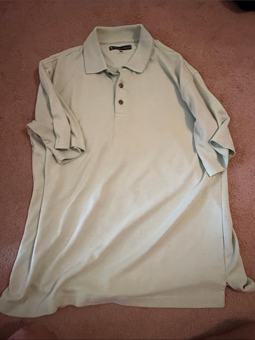 Pebble Beach Men's Polo in Pale Mint Green